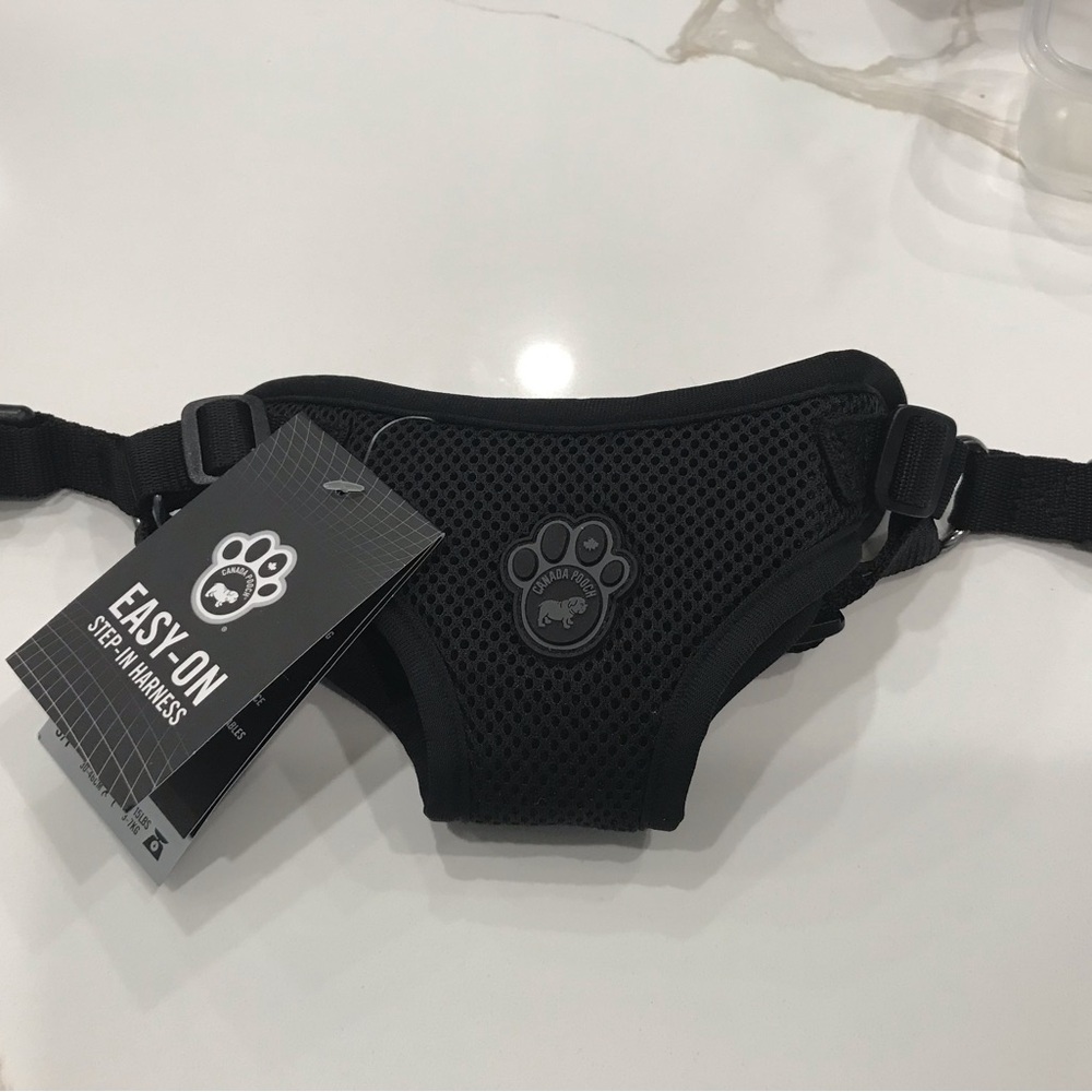 Black Mesh Dog Harness for Secure Walks